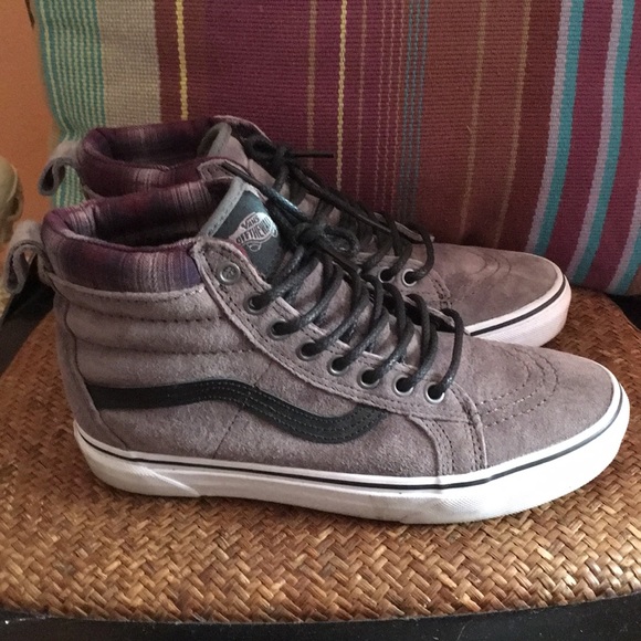 Vans Shoes - Vans MTE Gray Plaid Shoes